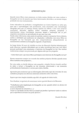 O Evangelho no Lar para crianças