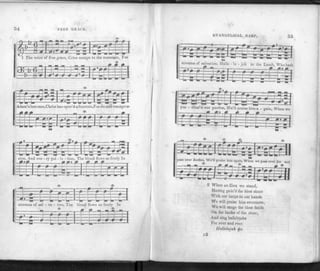 54 FREE GRACE.
3^- TrTT'T
1 The voice of fre
£E-lrO:+::d:
W
grac
3 q
tiB MB LB Hi
Cries escape to the
"j 3 1 f>
-•TM—*—«•"
mountain, For
— -J - =
-r1? F"
f^
££03
Adam's lost race,Christ has open'd a
-T- -
ttE±3=S=d=t±
fountain,For sin and transgres-
-r -r-r
*-0-0-4—0—0—0-4—V
1 . . .
32
• .
—
r?
E£fct
T - " » ^ —--T
1 nrri r •
sion, And eve - ry pol - lu
-rr-Tv-=-=-r
tion,
£rf
1 - s :
'he blood flo
zizpzfz
s so freely In
8
r r H'T
3l
^
:
l
1"
t=*
C
rfr
«S
, .
streams of sal - va
- =1 £
tion,
-f-
ti:
The
•P~ ""
lood flows so
.B_.fB._HL
L
F-_:tz±
freely In
~T1TT
_L~
u= 1
•_«a—m
EVANGELICAL HARP. 55
gO • _ B ^ 3I|e~
P f 0 f f '»
.
streams of salvation. Hallo - lu - jah to the Lamb, Who hath
-•-« -.-F- - - . ' '4
-Pp-r^.
pur - chas'd our pardon,
TT-r^
i-Ls^-C •-•id
We'll praise him a - gain, When we
g=CL_f P — 4
n * ?
l t u i_g.
/T*
^ 1 | | 1 | -'r-r ——m-I—H—•»—t-4 Q-|——
pass over Jordan, We'll praise him again, When we pass over Jo
_ _ >*> — — ^
rF=Rft=r#£m?T...
and
T«
1. * 111'" -0--*-0±0-f: izprzpj
- *•• iL
2 When on Zion we stand,
Having gain'd the blest shore
With our harps in our hands
We will praise him evermore,
We will range the blest fields
On the banks of the river,
And sing hallelujahs
For ever and ever.
Hallelujah tf-c.
 