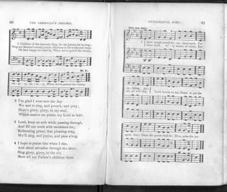 00 THE CHRISTIAN'S TRIUMPH.
D. C.
2 I'm glad I ever saw the day
We met to sing, and preach, and pray ;
Here's glory, glory, in my soul,
Which makes me praise my Lord so bold.
3 Lord, keep us safe while passing through,
And fill our souls with meekness too;
Redeeming grace, that pleasing song,
We'll sing, and praise, and pass along.
4 I hope to praise him when I rise,
And shout salvation through the skies;
Sing glory, glory, in the air,
Meet all mv Father's children there.
EVANGELICAL HARP. 0J
IVot too lad.
: l i i i • ' L ' U ; 1 1 1
1 I have sought round tho ver - dam earth, For
I have tried ev' - ry source of mirth, But
immmsmmi
un - fading joy; ?
"II, all will clo y. $ Lord, bestow ou me, Grace to set tire
' : * t '
spirit free; Thine the praise shall be; Mine, mine the joy.
ggggiiiipii
 