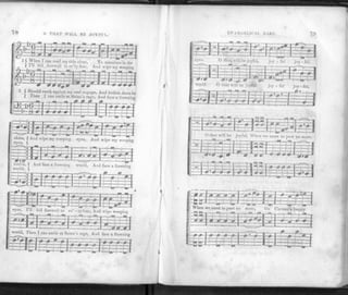 O THAT WILL BE JOYFUL.
/ ^~wl'X 1
- *-4-L
2 < S hould earth against my soul engage, And hellish darts he
t 1 h
en I can smile at Satan's rage, And face a frowning
world, Then I can smile at Satan's rage, And face a frowning
1 < When I can read my title clear,
( I'll bid farewell to ev'ry fear,
To mansions in the
Anil wipe my weeping
EVANGELICAL HARP. 79
eyes. !) that, will be joyful,
•T o • " i
joy - ful
'r^- 'i
joy - ful,
»-~-l
world. 0 that will be joyful, joy - ful oy - ful,
~^=l
b=~=l=
i r w "
zziEzz :
:
O that vill bo joyful, When
" •
" l— l:s
„."'i I
we meet to part no more.
-;®=
g
:
L
|
i
K
aa;-H3aa?
L g 0 : l e <=s «:J i . I <•-+ --0&-T
j S= l::-.
!• When wc mee
psj-k,
to part no more,
• U-i-i u
On Canaan's
=£3:
:b=Lri
lappy
:±2=::
rr» :
,4- L- 4—h
 
