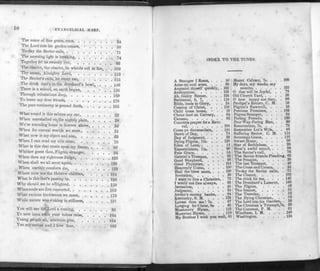 10 EVANfiELlCAL HARP.
The voice of free grace, cries, 54
The Lord into his garden comes, • 58
To-day the Savior calls,
The morning light is breaking 74
Together let us sweetly live, 82
The chariot, the chariot, its wheels roll in fire, . . 102
Thy name, Almighty Lord, 213
The Savior's calls, let every ear, 115
The drink that's in the drunkard's bowl, . . . 146
There is a school, on earth begun, . . • , 156
Through tribulations deep
To leave my dear friends, 178
The pure testimony is poured forth, 185
What sound is this salutes my ear, ..... 22
When marshalled on the nightly plain, .... 28
We're traveling home to heaven above, .... 30
When for eternal worlds we steer, 51
What now is my object and aim, 63
When I can read my title clear,
What is this that steals upon my frame, .... 86
W h i t h e r g o e s t t h o u , P i l g r i m s t r a n g e r , . . . . 9 4
When thou my righteous Judge, 126
When shall we all meet again, 130
When earthly comforts die, 133
Where now are the Hebrew children, .... I54
What is this that's passing by, 158
Why should we be affrighted 159
When souls are first converted, 162
What various hindrances we meet, . , . . . 1 7 3
W h i l e n a t u r e w a s s ' n k i n g i n s t i l l n e s s , . . . . 1 9 1
You will see thJjLord a coming, 36
Y e new born stftits your voices raise, . . . . 1 0 4
Young people all, attention give, 164
Yes my native and I love thee, 166
INDEX TO THE TUNES.
A Stranger I Roam, ... 50 i
A r i s e m y s o u l a r i s e , . . . 9 0
Acquaint thyself quickly, . 106 ,
Anticipation, 126
Ah, Guilty Sinner, . . .128
Bartimeus, 8, 7, . . . . 110
Bible, leads to Glory, . . 34
Coming of Christ, . . . 150 t
Child come home, • . . 16
Christ died on Calvary, . . 64
Canaan, 82
Converts prayer for a Revi­
val, 104
Come ye disconsolate, . .144
Dawn of Day, 74 |
Day of Judgment, . . . . 32
Dying Pilgrim, lis- . . . 138
Kden of Love, 14
Expostulation, lis. . • • 20 ;
Free Grnce, 54
Gabriel's Trumpet, . . . 22
G o o d S h e p h e r d , . . . . 9 ®
Good Physician, .... 124
Heavenly Union, ....100
Hail the blest morn, . . .120
I n v i t a t i o n , . 4 . . . . 3 0
I want to live a Christian, . 73
I would not live always, . 92
Jerusalem, 42
Judgment, 24
Jordan's stormy banks, . . 84
Kentucky, S. M 132
Lovest thou roe! 7s. . . 67
Longing for Christ, 8s . • 62
Missionary Hymn, . . .112
Moravian Hymn, .... 118
My Brother I wish you well, 81
Mount Calvary, 7s. . . . 108
My days, my weeks, my
months, 122
O that will be Joyful, , . 78
O l d C h u r c h Y a r d , . . . . 3 6
0 how happy are they, . 88
Prodigal's Return, C. M. . 56
P i l g r i m ' s F a r e w e l l , . . . 1 8
Precious Promises, . . . 142
P i l g r i m S t r a n g e r , . . . . 9 4
Parting Friends, .... 130
Poor Way-Faring Man, . . 68
Resurrection, 7s, . . . . 72
Remember Lot's Wife, . . 46
Suffering Savior, C. Al. . 114
Sovereign Grace 116
Sweet Home, 26
Star of Bethlehem, ... 28
S i n a i ' s a w f u l s o u n d , . . . 9 8
The Savior's call, . . . 76
| The Savior Stands Pleading, 66
The Promise, 38
The last Trumpet, ... 40
The Cross and Crown, . . 44
To-day the Savior calls, . 71
The Chariot, 102
The drink for me, .... 146
The Drunkard'8 Lament, .148
T h e P i l g r i m , . . . . . 4 8
The Sonnet, 51
!T he Traveler, 52
The Dying Christian, . . 86
The Lord into his Garden, . 58
-T he Christian's Triumph,7s, 60
| The Contrast, P. M. . . 61
1Wi ndham, L M 140
| Washington 134
 