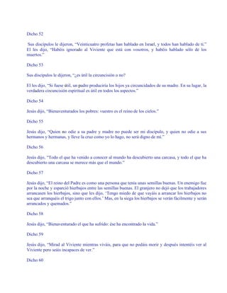 Evangelio De Tomas I