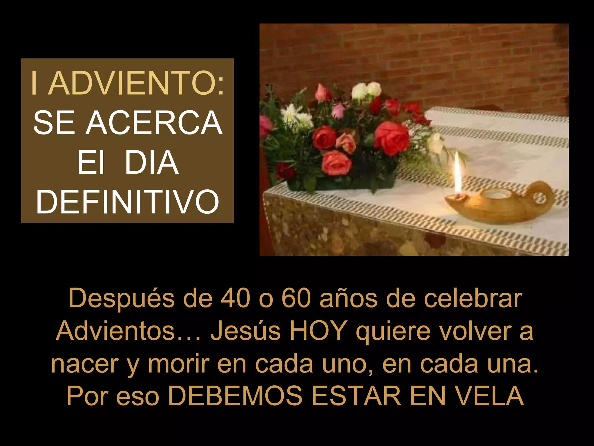 Evangelio del 27 de noviembre