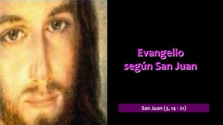 Evangelio
según San Juan
San Juan (3, 14 - 21)
 
