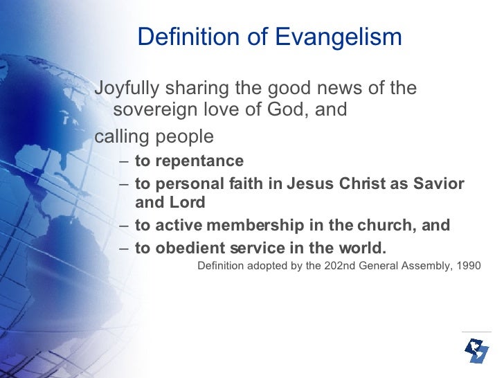 Evangelism And Tranformation Part I