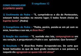 O INÍCIO DO EVANGELISMO - ppt carregar