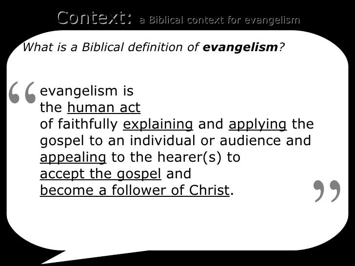 Evangelism