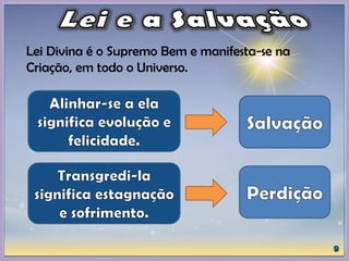 Lei Divina é o Supremo Bem e manifesta-se na
Criação, em todo o Universo.
 