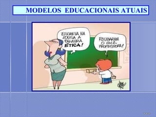 MODELOS  EDUCACIONAIS ATUAIS 