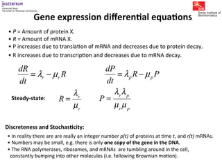 Gene expression noise, regulation, and noise propagation - Erik van ...