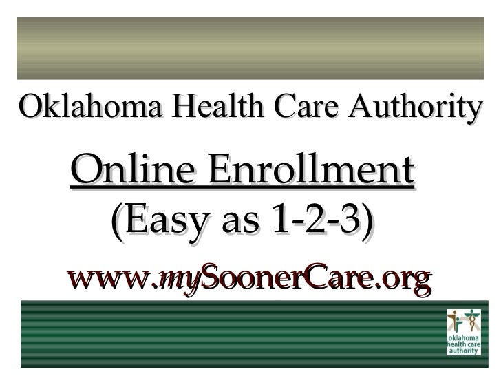 Oklahoma Health Care Authority Online Enrollment (Easy as 123)
