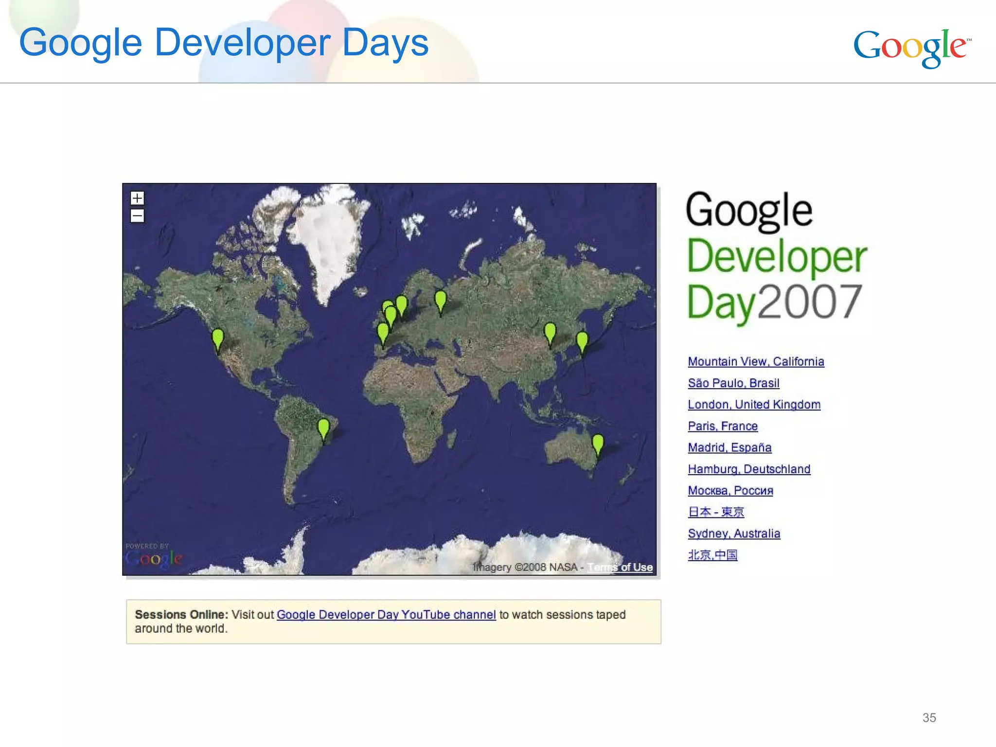 Google Developer Days 