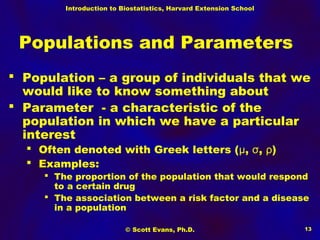 Introduction to Biostatistics | PPT