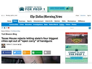 * Decline in coverage of statewide issues
* Fewer papers
* Fewer people
* Fewer pages
* Bigger problems
* Decline in engagement
* Low voter turnout
* Generation gap
* Increase in partisanship
* Politics is more divisive
* Media is more of an echo chamber
 