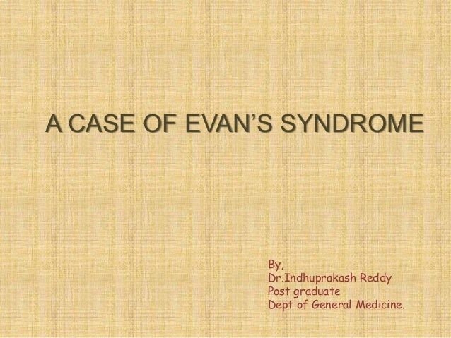 evans syndrome in pregnancy
