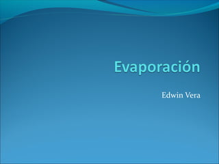 Edwin Vera
 