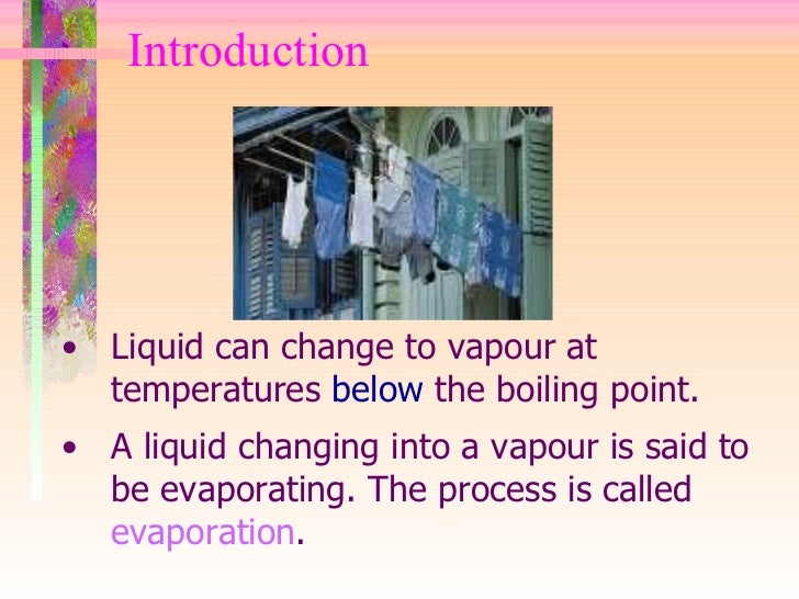 Evaporation