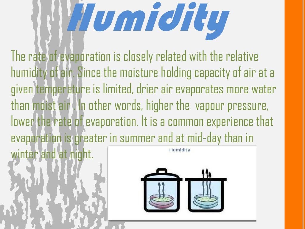 factors affecting Evaporation