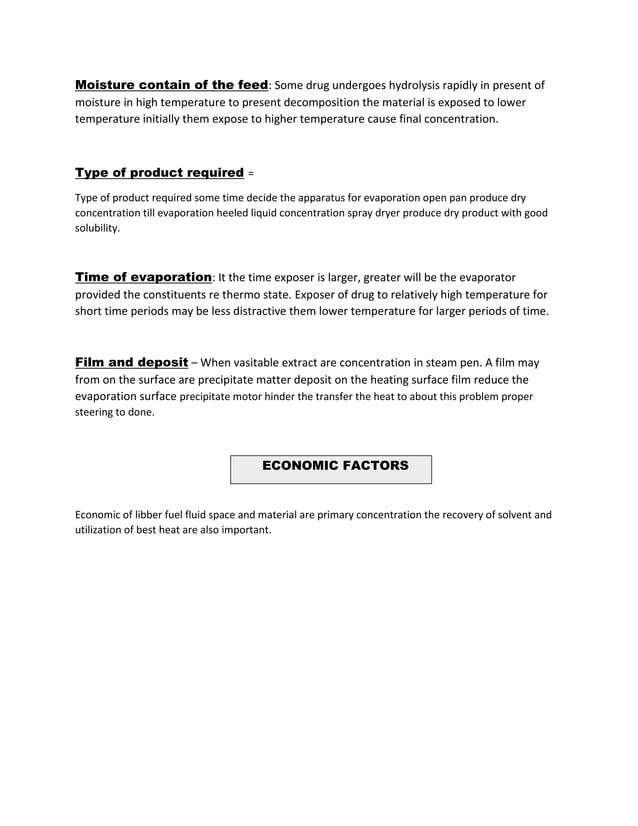 Evaporation Pharmaceutical Engineering 1st