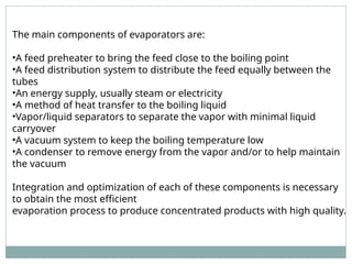 Comprehensive Overview of Evaporation Processes and Evaporator Types in ...