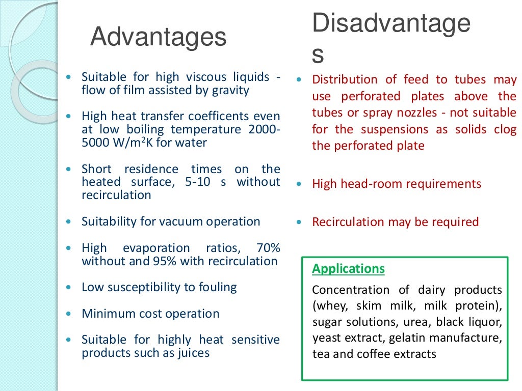 Evaporation in the sugar industry