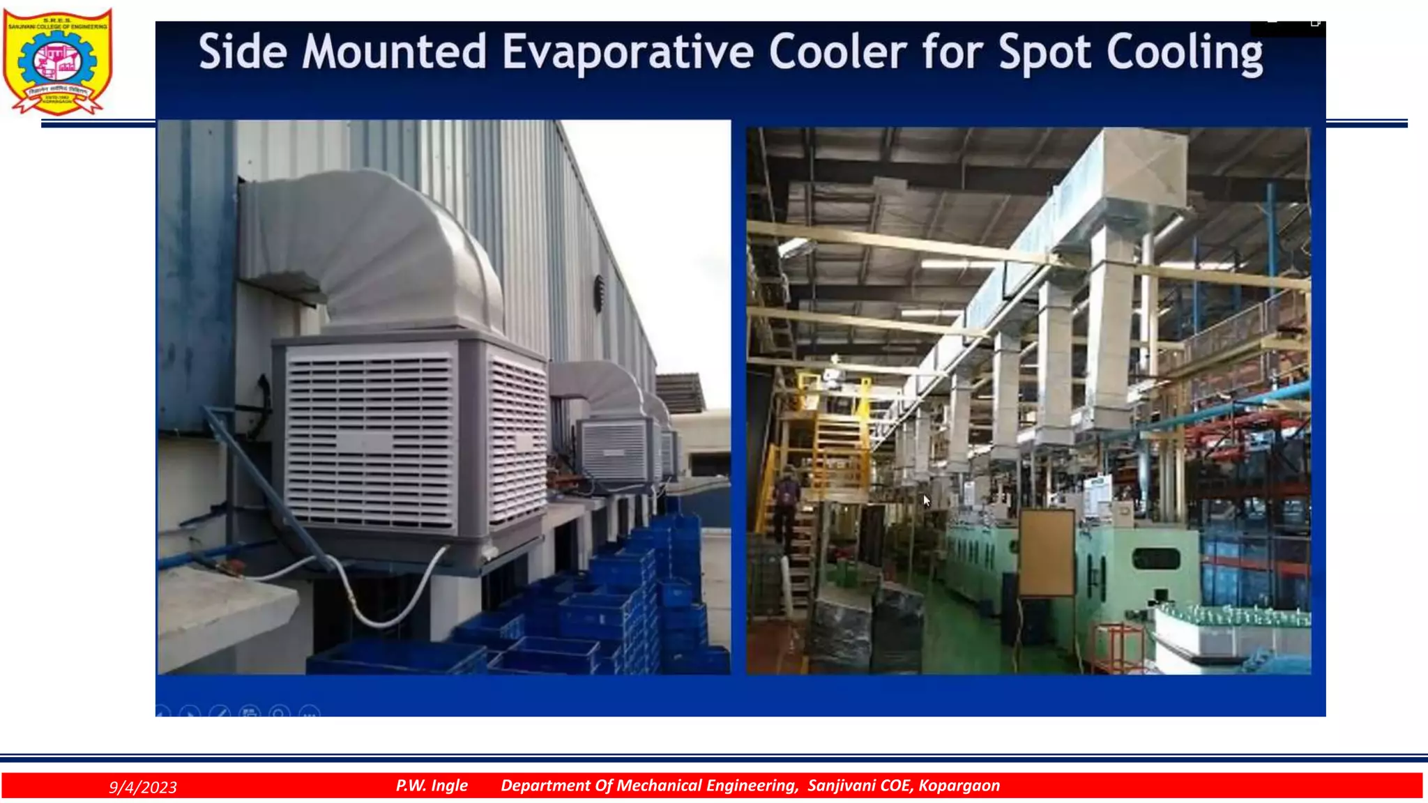 9/4/2023 P.W. Ingle Department Of Mechanical Engineering, Sanjivani COE, Kopargaon
 