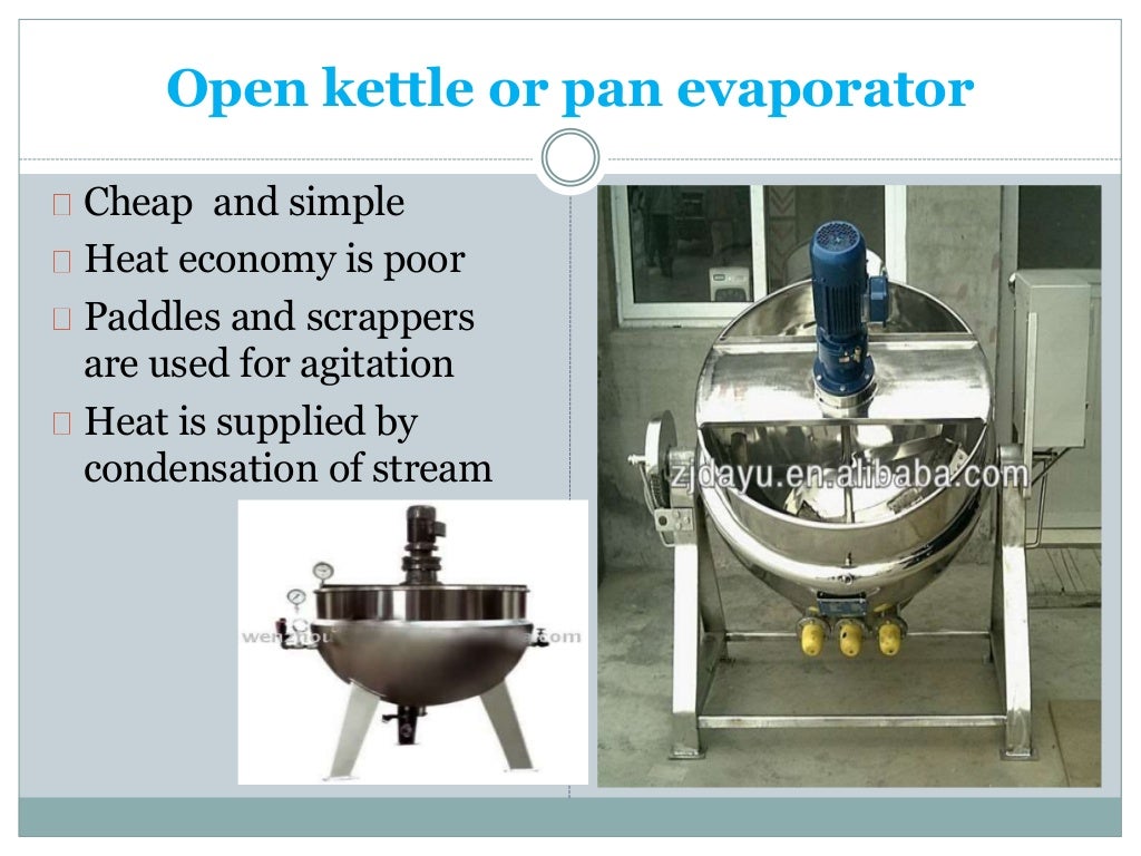 Evaporators and their methods