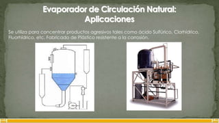 Se utiliza para concentrar productos agresivos tales como ácido Sulfúrico, Clorhídrico,
Fluorhídrico, etc. Fabricado de Plástico resistente a la corrosión.
 