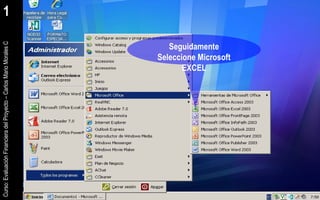 Flujo de Caja con Microsoft EXCEL | PPS