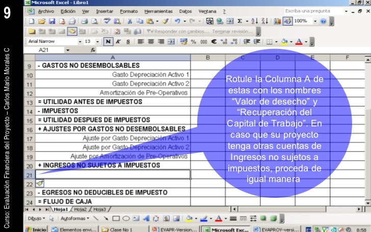 formato flujo de caja excel