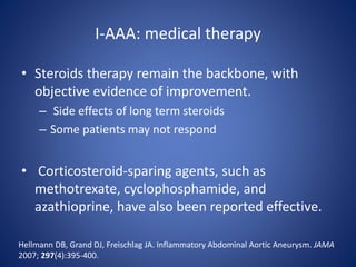 Evar in inflammatory aaa | PPT