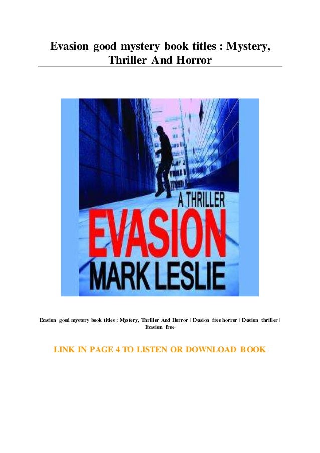 evasion-good-mystery-book-titles-mystery-thriller-and-horror
