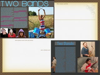 Text
Better banner and font
nicer columns used
better photos used. Fonts and colours
 