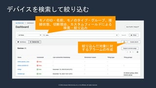 Fleet Hub for AWS IoT Device Management のご紹介 | PDF