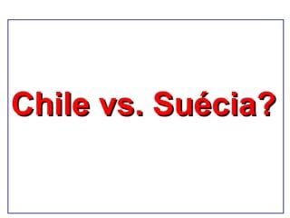 Chile vs. Suécia? 