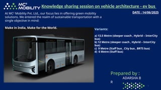 EV_BUS Architechture FOR EV BUS | PPTX