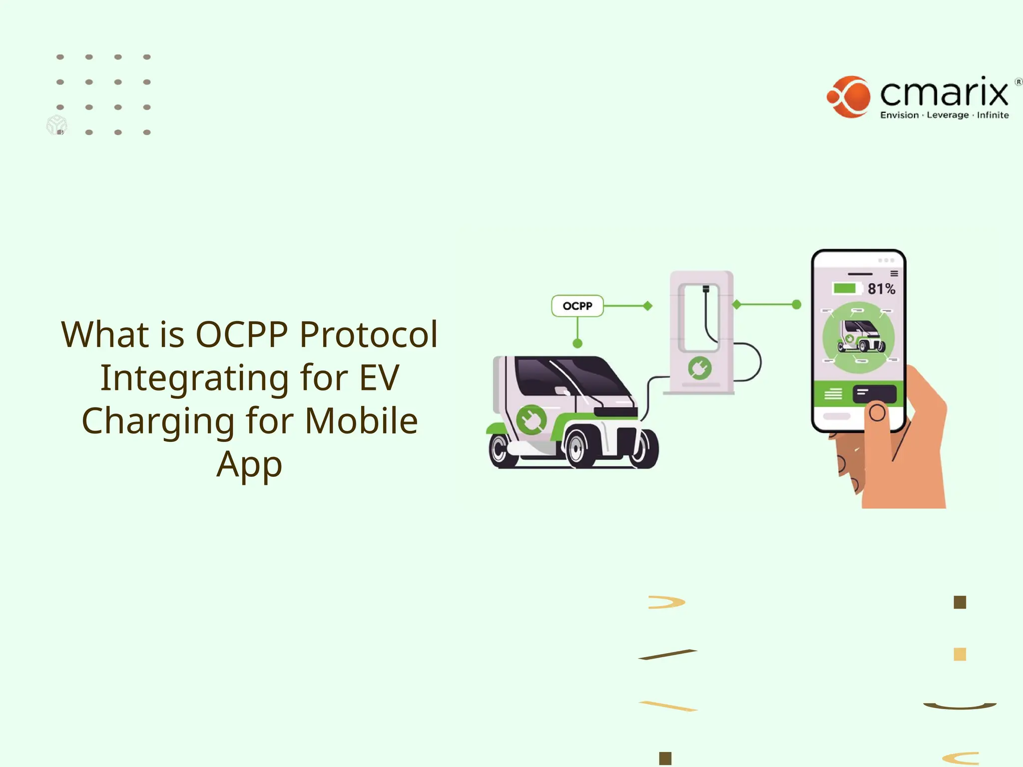 What is OCPP Protocol
Integrating for EV
Charging for Mobile
App
 