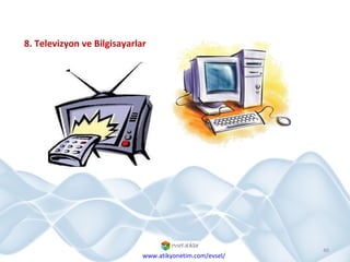 8. Televizyon ve Bilgisayarlar www.atikyonetim.com/evsel/ 