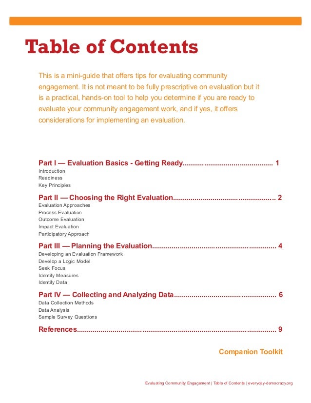 An Evaluation Guide for Community Engagement Slide 2