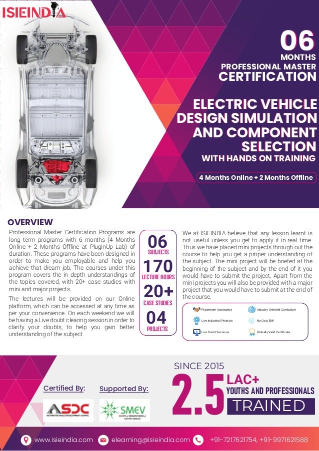 Electric Vehicle Design Course