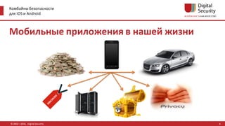 Комбайны безопасности
для iOS и Android
© 2002—2016, Digital Security
Мобильные приложения в нашей жизни
4
 