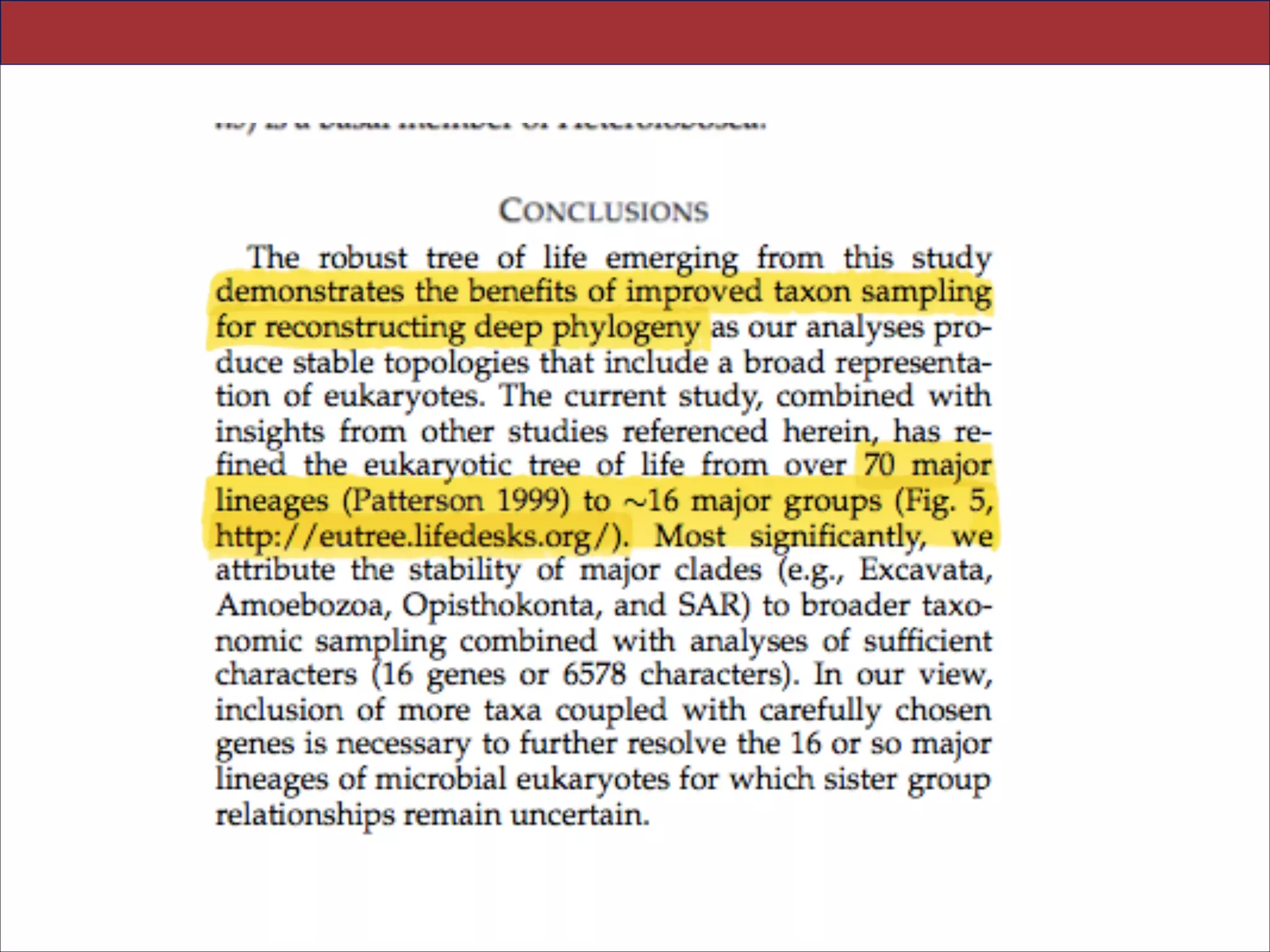 Slides for UC Davis EVE161 Course Taught by Jonathan Eisen Winter 2014

!36

 