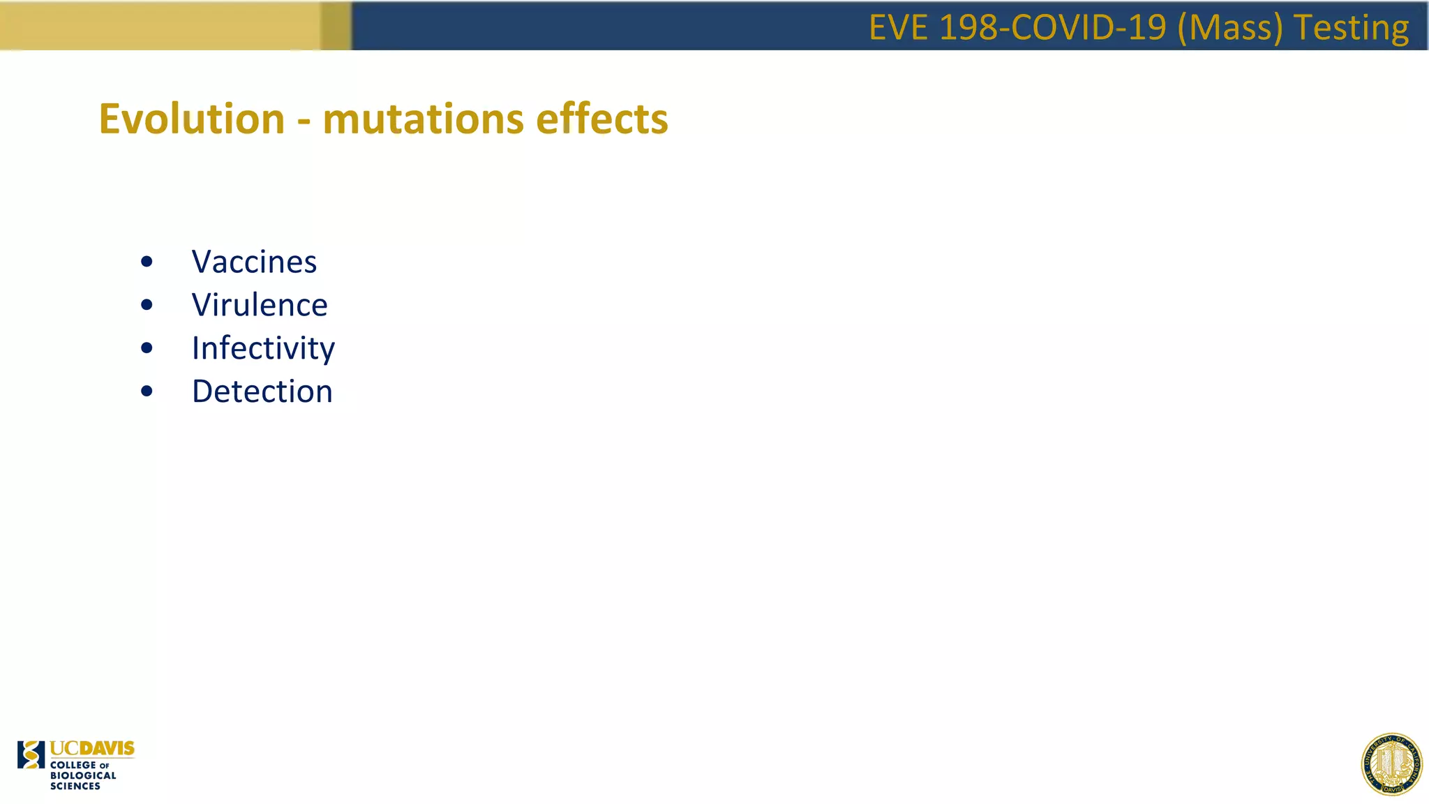 EVE198 Winter2020 Class 3 - COVID Testing