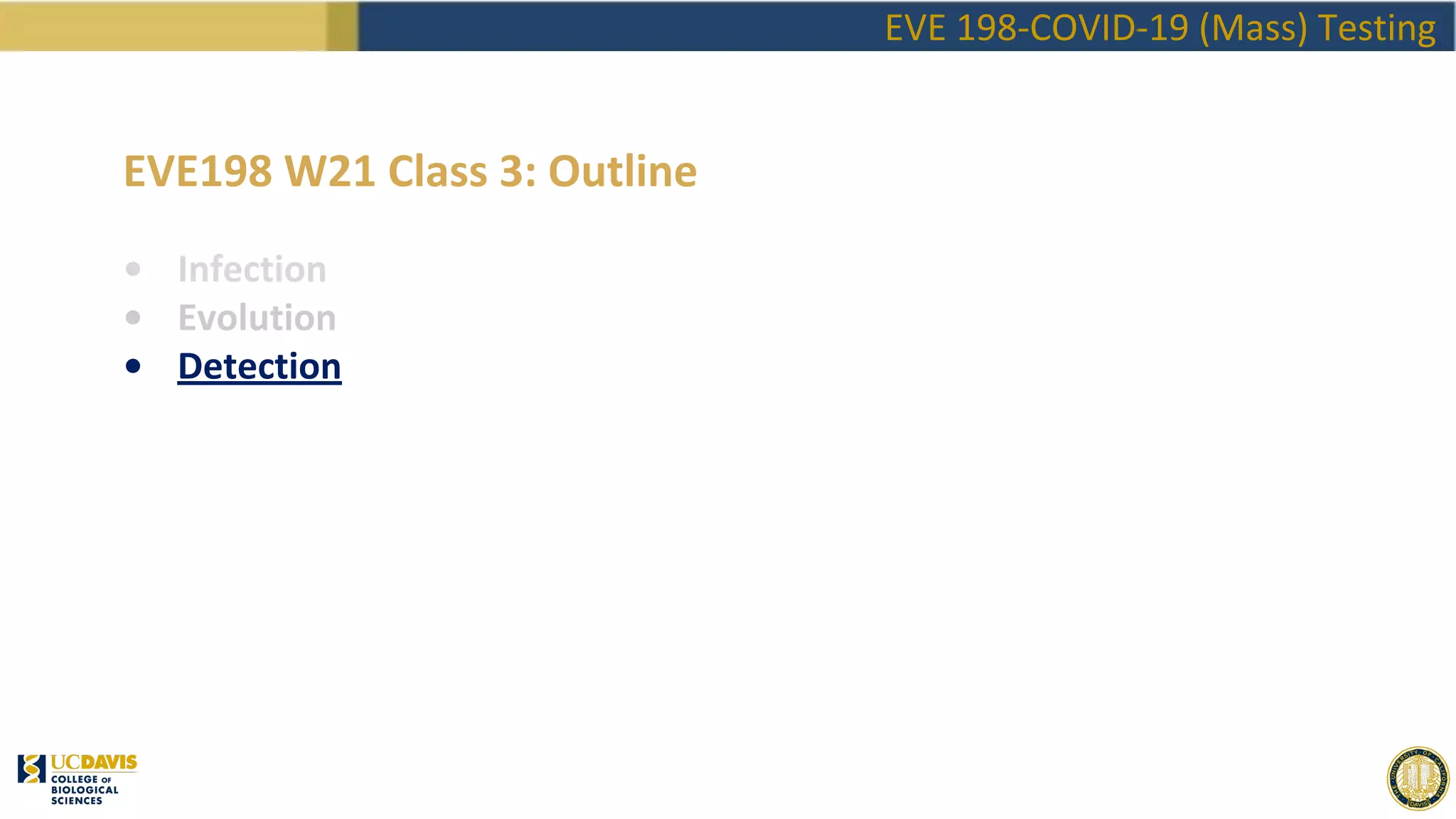 EVE198 Winter2020 Class 3 - COVID Testing