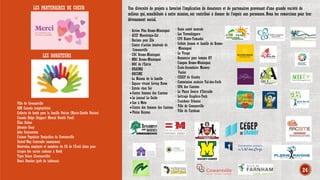 Une diversité de projets a favorisé l’implication de donateurs et de partenaires provenant d’une grande variété de
milieux qui, sensibilisés à notre mission, ont contribué à donner de l’espoir aux personnes. Nous les remercions pour leur
dévouement social.
Ville de Cowansville
IBM Canada (employé(e)s)
Collecte de fonds pour la famille Poirier (Marie-Estelle Poirier)
Canada Helps (Support Mental Health Fund)
Élise Dubuc
Johanne Guay
John Serjeantson
Caisses Populaire Desjardins de Cowansville
United Way Centraide (anonymes)
Bénévoles, employés et membres du CA de l’Éveil (dons pour
tirages des cartes cadeaux à Noël)
Tigre Géant (Cowansville)
Henri Desclez (prêt de tableaux)
· Action Plus Brome-Missisquoi
· ACEF Montérégie-Est
· Horizon pour Elle
· Centre d’action bénévole de
Cowansville
· CDC Brome-Missisquoi
· MRC Brome-Missisquoi
· ROC de l’Estrie
· RRASMQ
· RRCSME
· La Maison de la famille
· Espace vivant Living Room
· Entrée chez Soi
•Centre femmes des Cantons
•Le journal Le Guide
•Sas à Mots
•Centre des femmes des Cantons
•Pleins Rayons
· Oasis santé mentale
· Les Townshippers
· CPS Haute-Yamaska
· Cellule Jeunes et famille de Brome-
Missisquoi
· Le Virage
· Ressource pour homme HY
· Campus Brome-Missisquoi
· École-Secondaire Massey-
Vanier
· CEGEP de Granby
· Commission scolaire Val-des-Cerfs
· SPA des Cantons
· Le Phare Source d’Entraide
· Lettrage Graphico-Tech
· Fraicheur Urbaine
· Ville de Cowansville
· Ville de Farnham
LES PARTENAIRES DE COEUR
LES DONATEURS
24
 