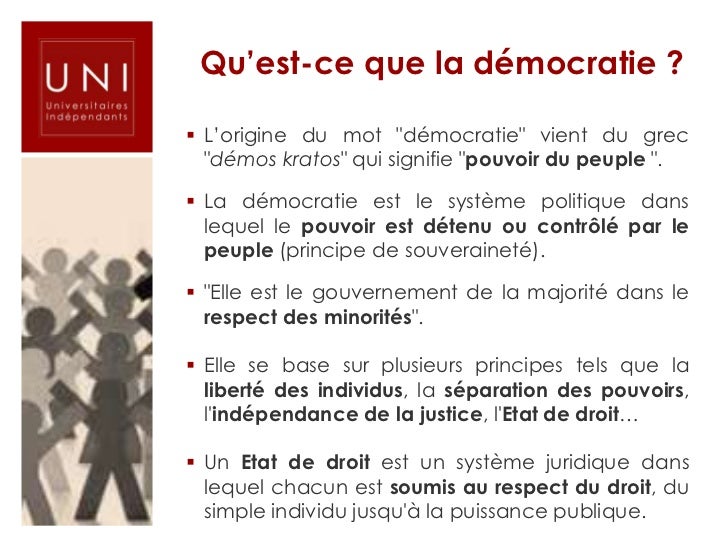 Dissertation de droit constitutionnel sur la dmocratie