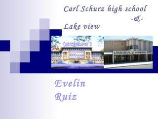 Evelin   Ruiz Carl Schurz high school  -&- Lake view 