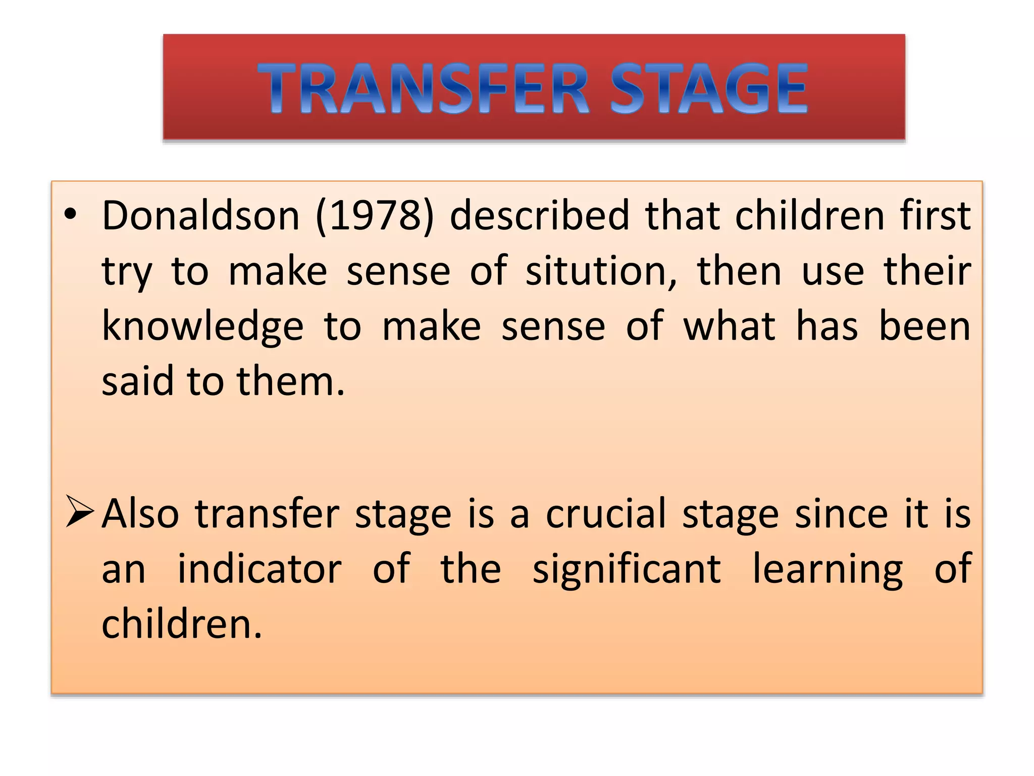 Evelyn . transfer stage | PPTX