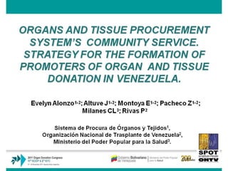 Evelyn Alonzo - Venezuela - Wednesday 30 - Oral Presentations Misc. D