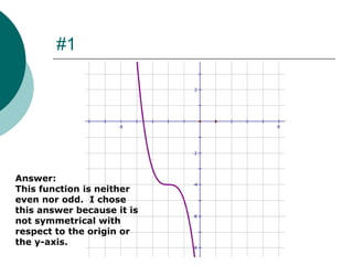 Even and off functions basic presentation with questions 2 | PPSX